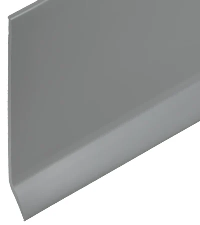 PVC-Sockel mit Fuss 100/15 mm hellgrau