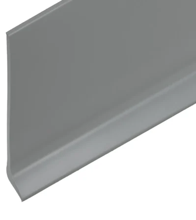 PVC-Sockel mit Fuss 80/14 mm hellgrau