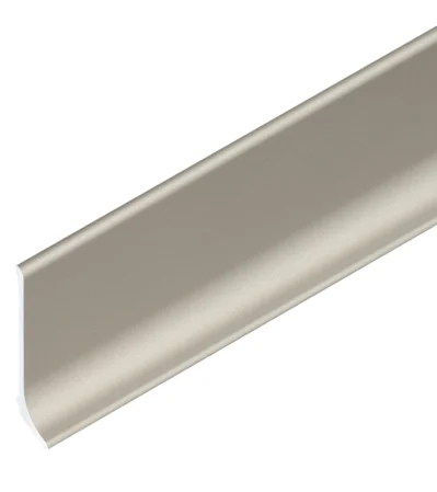 Alu-Sockel mit Fuss,ungelocht 40/10 mm hellbronze eloxiert