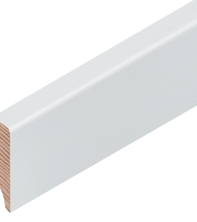 Kiefer weiss deckend RAL 9003 40/12 mm