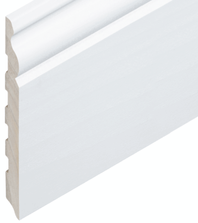 Dekor Sockel Poplar weiss grundiert 150/15 mm