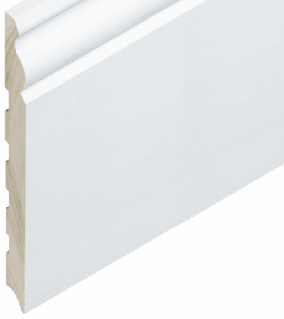 Dekor Sockel Poplar weiss grundiert 180/18 mm