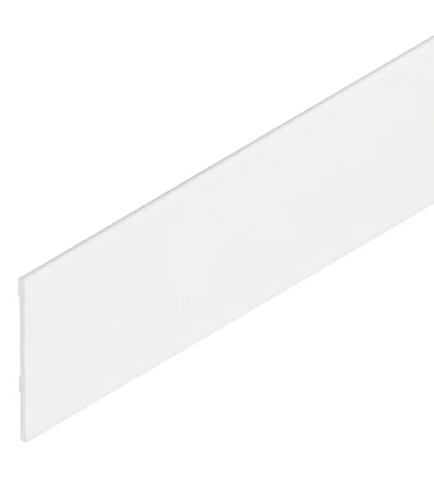 Alu-Stellfries, 40/2mm weiss RAL 9010