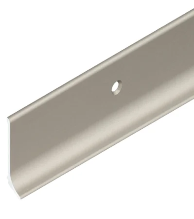 Alu-Sockel mit Fuss,gelocht 40/10 mm hellbronze eloxiert