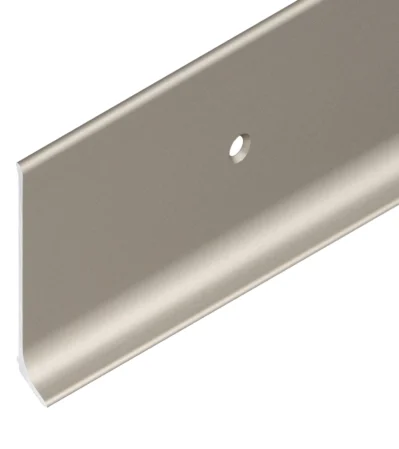 Alu-Sockel mit Fuss,gelocht 60/11 mm hellbronze eloxiert