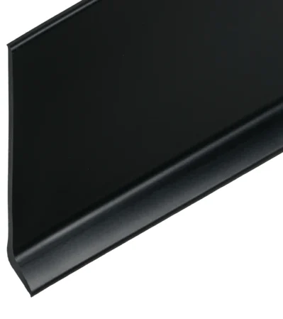 PVC-Sockel mit Fuss 80/14 mm schwarz