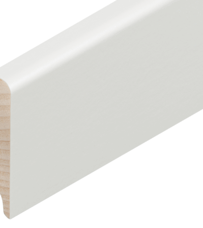 Öko-Sockel weiss RAL 9010 60/12 mm