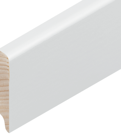 Öko-Sockel weiss RAL 9016 60/12 mm