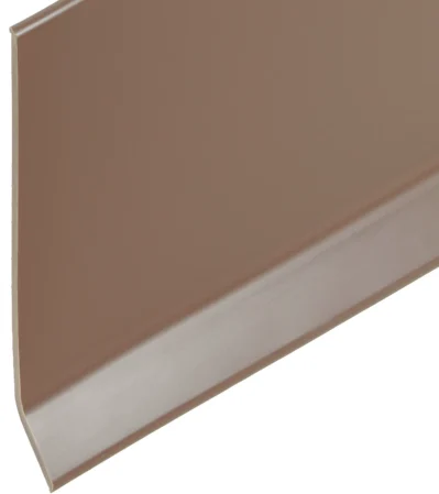 PVC-Sockel mit Fuss schmelzkleberbeschichtet 100/15 mm beige