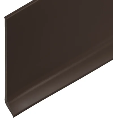 PVC-Sockel mit Fuss schmelzkleberbeschichtet 80/14 mm braun