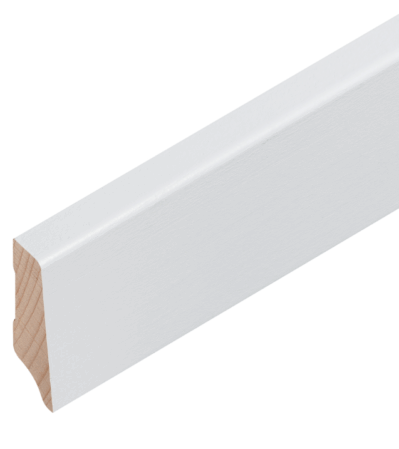 Buche weiss deckend RAL 9003 40/15/10 mm