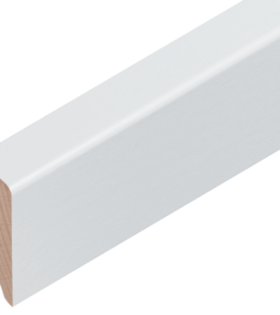 Buche weiss deckend RAL 9003 40/15 mm