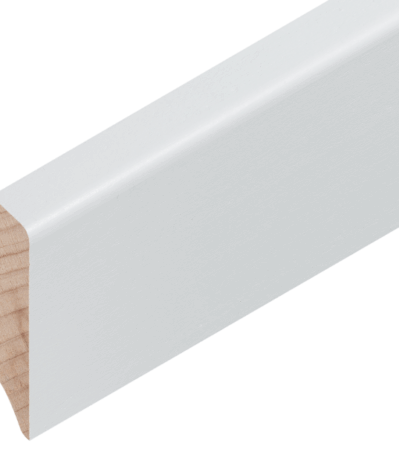 Buche weiss deckend RAL 9003 50/12 mm