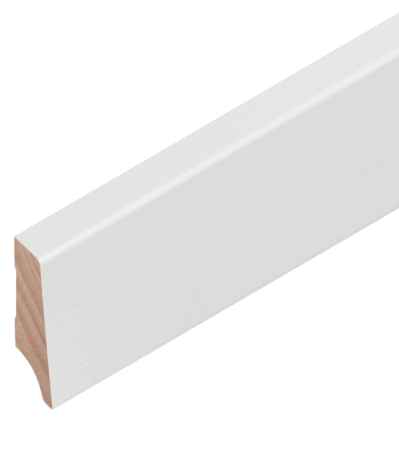 Buche weiss deckend RAL 9010 40/15/10 mm