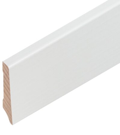 Buche weiss deckend RAL 9010 50/12/8 mm