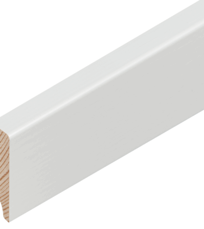 Kiefer weiss deckend RAL 9010 40/12 mm