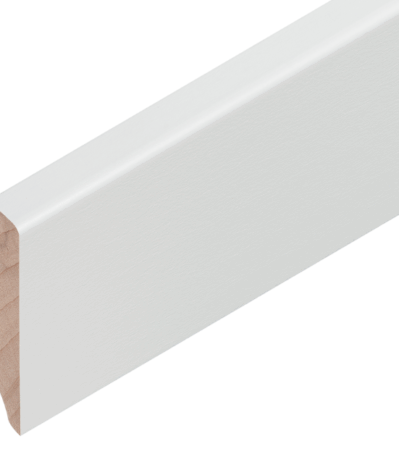 Buche weiss deckend RAL 9010 50/10 mm