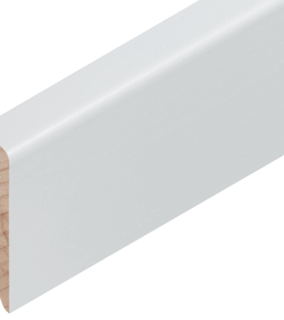 Buche weiss deckend RAL 9016 50/12 mm