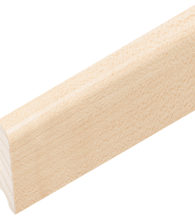 Öko-Sockel Ahorn lackiert 40/14/8 mm