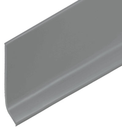 PVC-Sockel mit Fuss 60/12 mm hellgrau