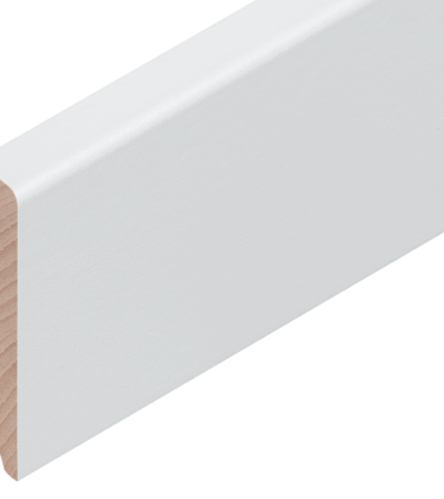 Buche weiss deckend RAL 9016 60/12 mm