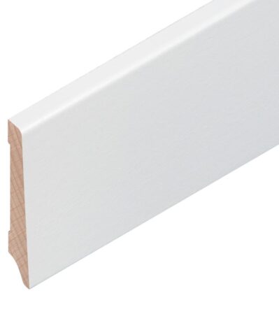 Buche weiss deckend RAL 9016 60/12/8 mm