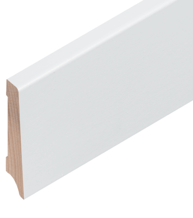 Buche weiss deckend RAL 9016 60/15/10 mm