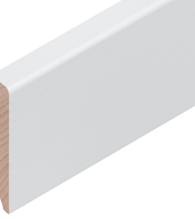 Buche weiss deckend RAL 9003 60/12 mm