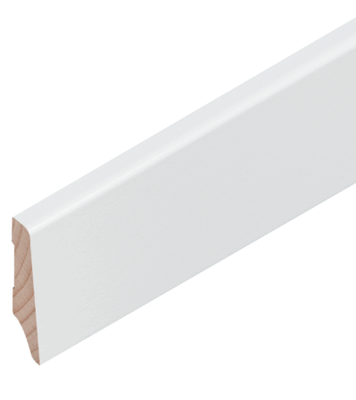 Buche weiss deckend RAL 9003 40/12/8 mm