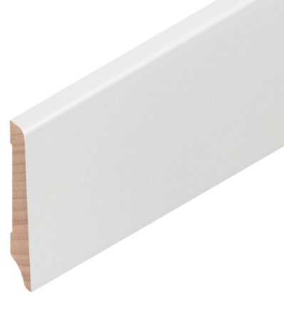 Buche weiss deckend RAL 9010 60/12/8 mm