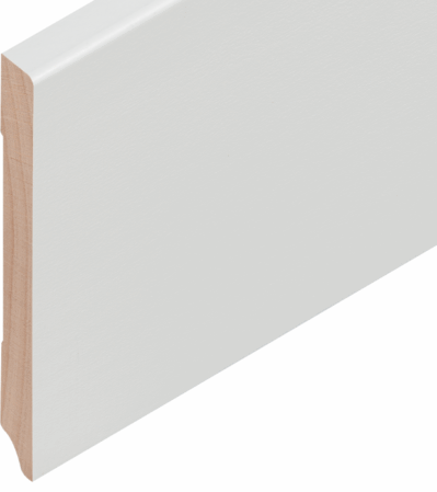 Buche weiss deckend RAL 9010 100/12 mm