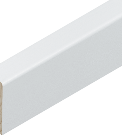 Poplar weiss deckend RAL 9003 40/15 mm