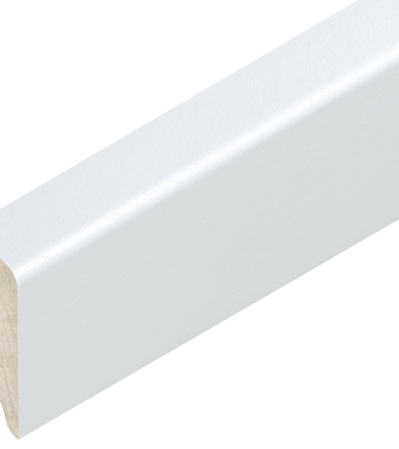 Poplar weiss deckend RAL 9010 40/15 mm