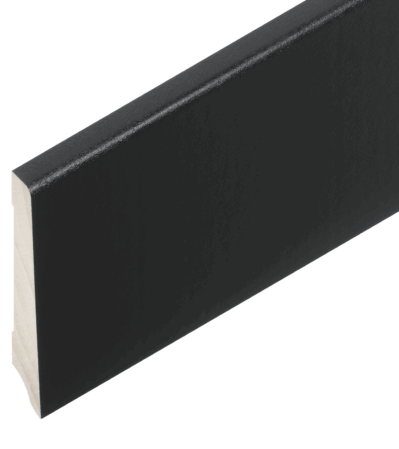 Poplar schwarz deckend RAL 9005 60/12/8 mm